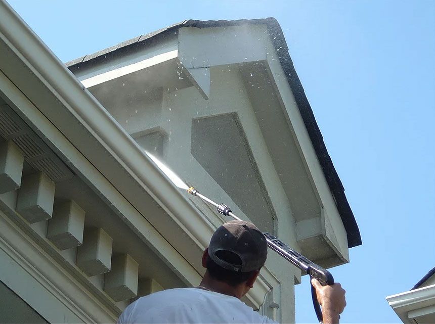 Exterior home painting surface preparation